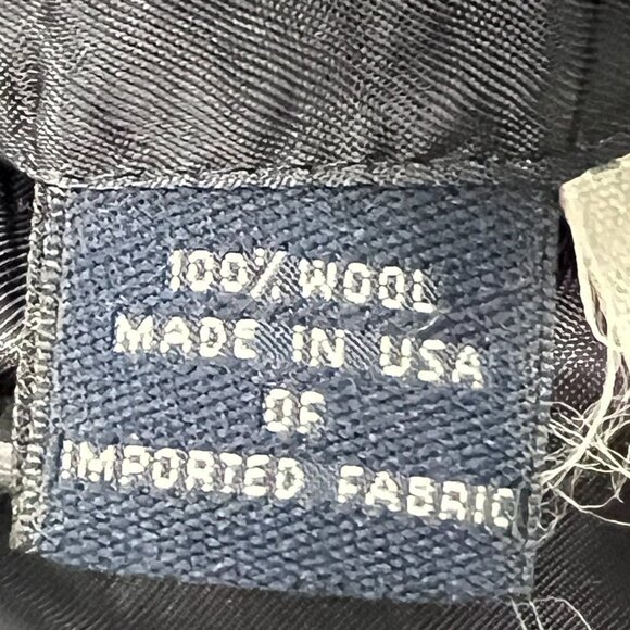 Brooks Brothers Sport Suit Jacket Blazer Mens 44R Wool Blue Pinstripe USA Stripe - Picture 3 of 7